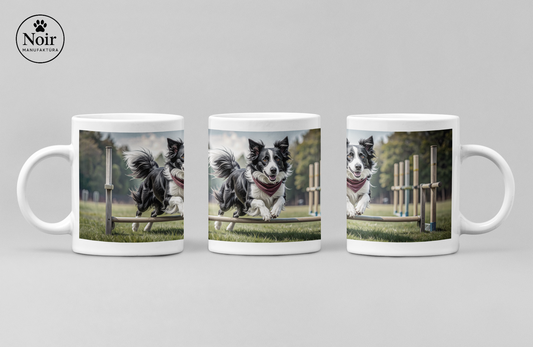 Border collie "agility" prémium bögre – 330 ml