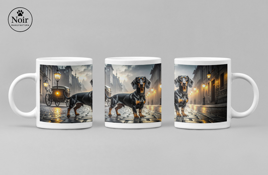 Tacskó "a Noir névadója" prémium bögre – 330 ml