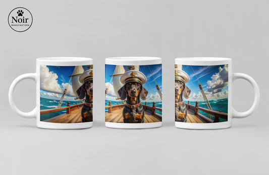 Tacskó "kapitány" prémium bögre – 330 ml