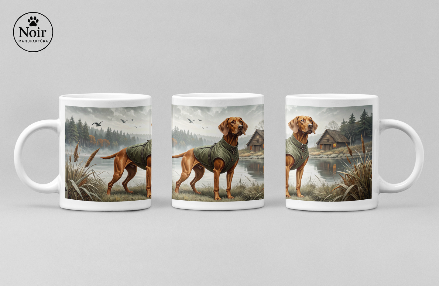 Vizsla "a vadász" prémium bögre – 330 ml