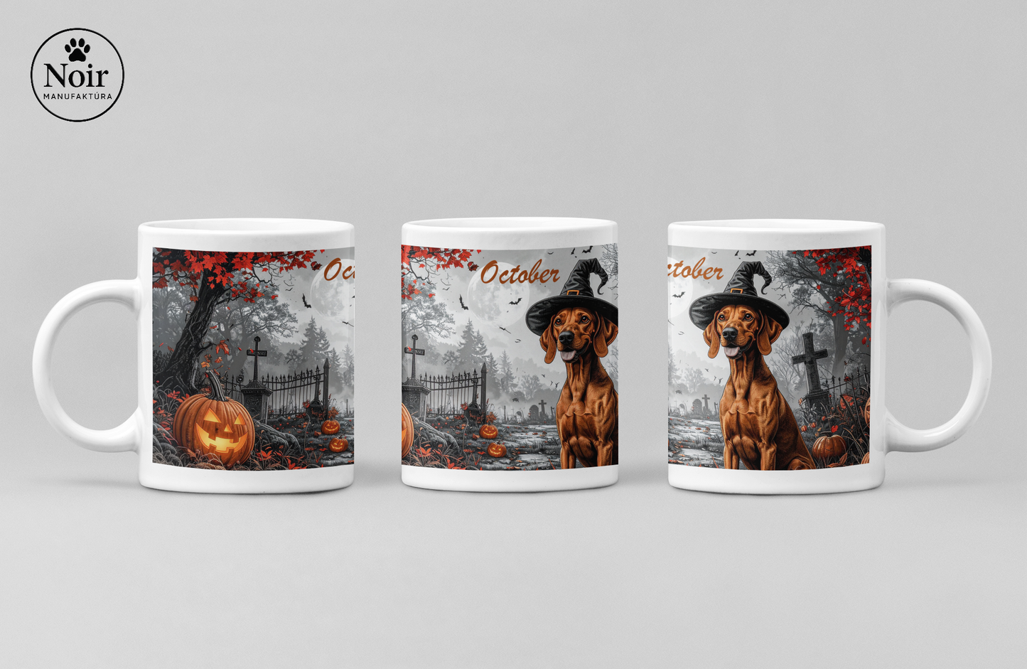 Vizsla "limitált halloween" prémium bögre – 330 ml