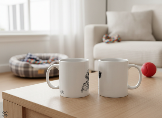 Golden retriever portré2 bögre – 330 ml