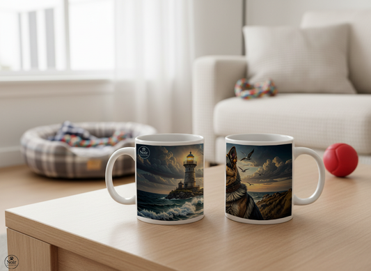 Németjuhász a torony őre bögre – 330 ml