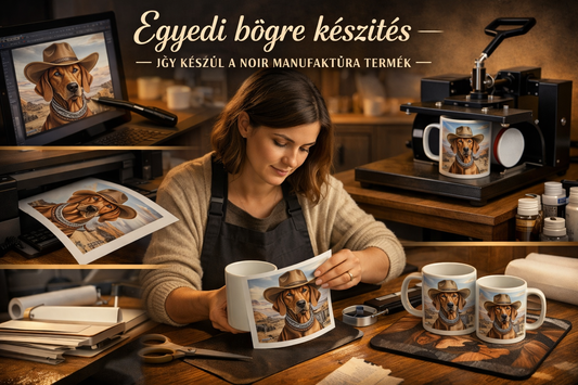 ☕ Egyedi bögre készítés – így készül a Noir Manufaktúra termék