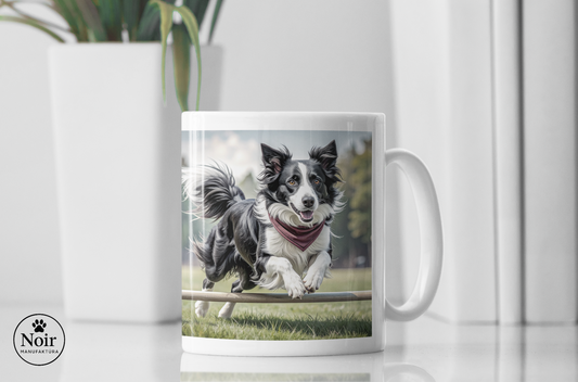 Border collie "agility" prémium bögre – 330 ml