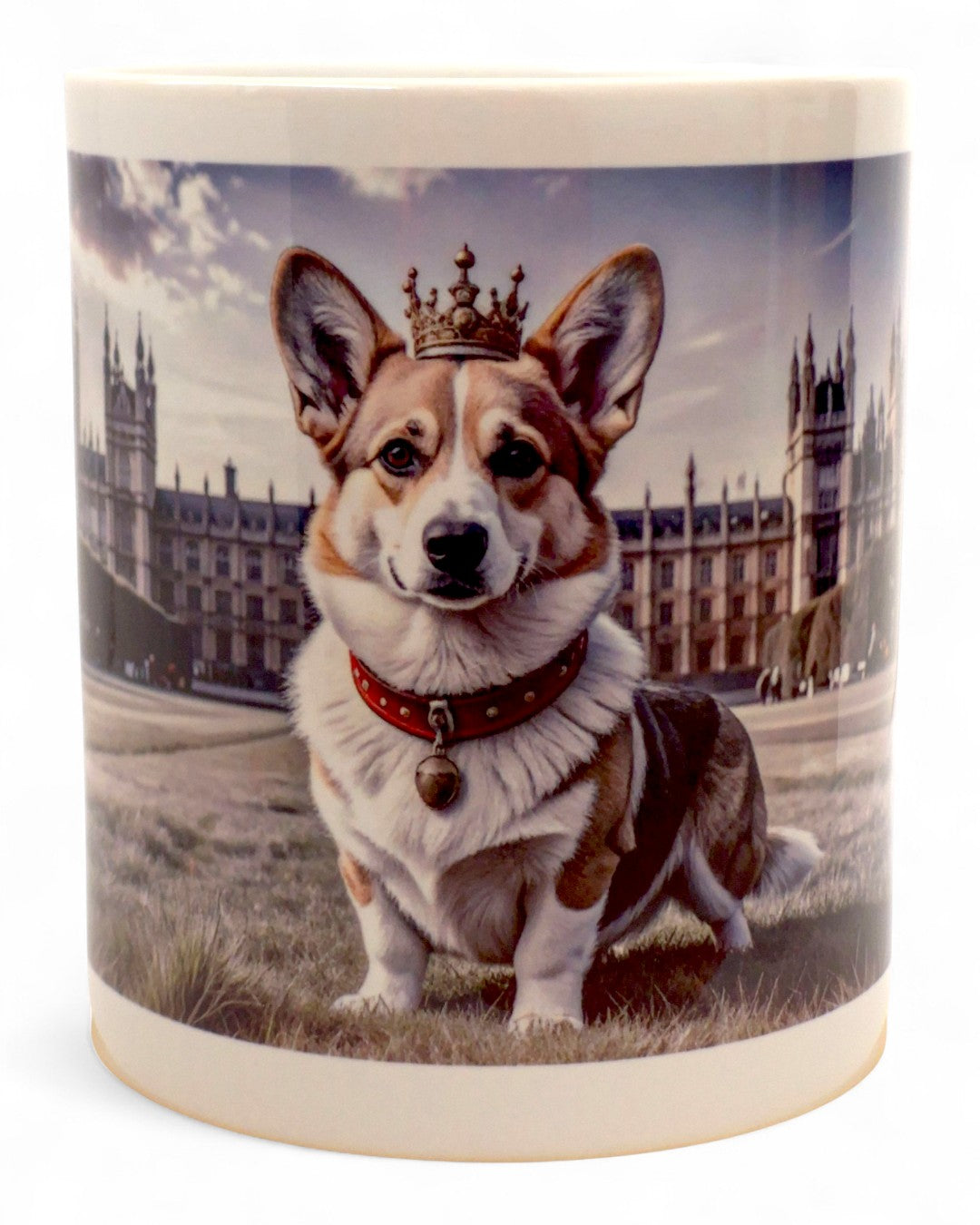 Corgi "Angliában" prémium bögre díszdobozban – 330 ml