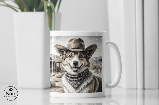 Corgi "western" prémium bögre – 330 ml