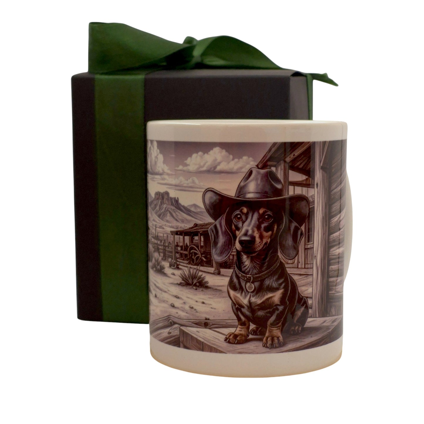 Tacskó "western" prémium bögre díszdobozban – 330 ml