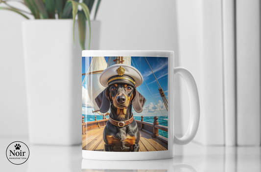 Tacskó "kapitány" prémium bögre – 330 ml