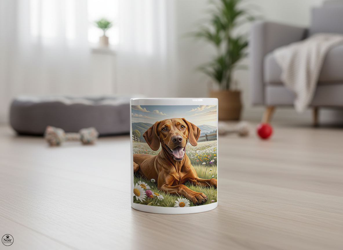 Vizsla a mezőn bögre – 330 ml