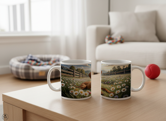 Vizsla a mezőn bögre – 330 ml