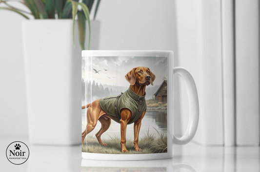 Vizsla "a vadász" prémium bögre – 330 ml