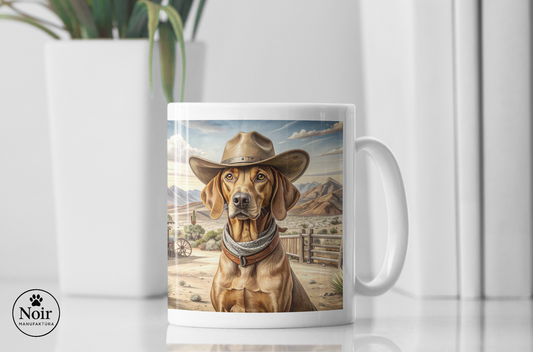 Vizsla "western" prémium bögre – 330 ml