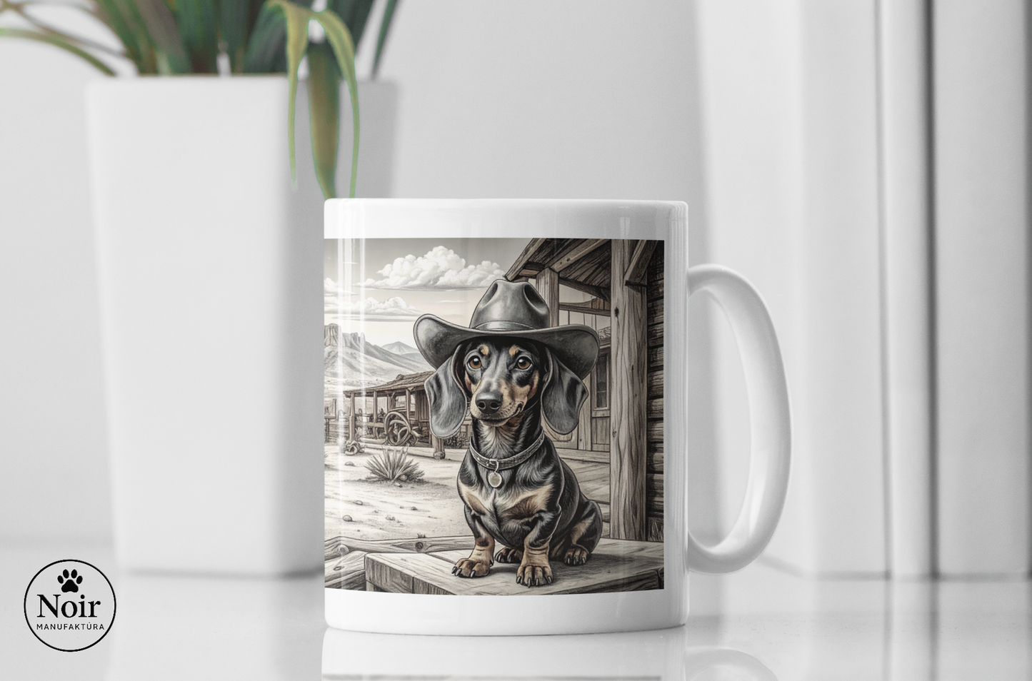 Tacskó "western" prémium bögre – 330 ml