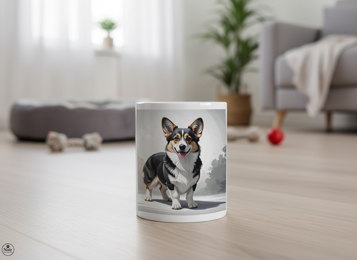 Corgi absztrakt bögre – 330 ml