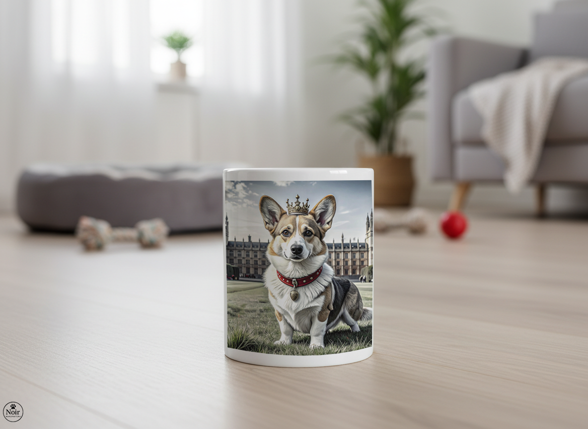 Corgi Angliában bögre – 330 ml