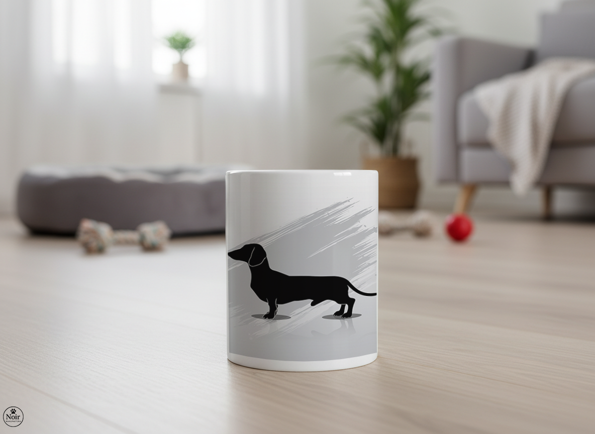 Tacskó sziluett bögre – 330 ml