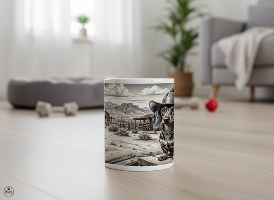 Tacskó western bögre – 330 ml