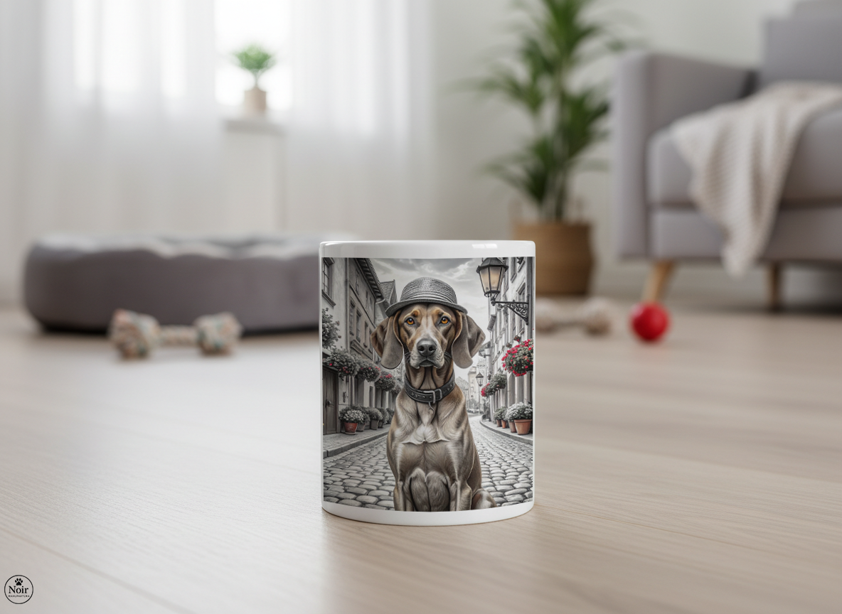 Vizsla a városban bögre – 330 ml